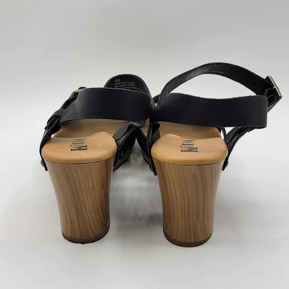 Kork-Ease Women's Black Sandals SIZE 10M. #1472‎